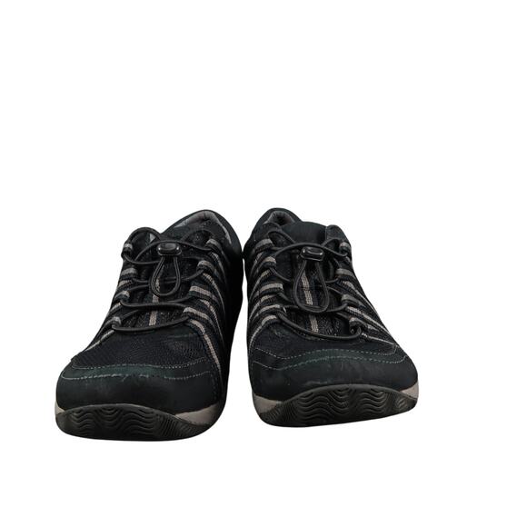 Dansko Shoes Womens 39 Casual Sneaker Honor Leather Black Lifestyle Trainer Walk - Picture 2 of 12